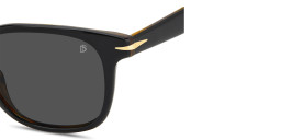 Shop DAVID BECKHAM Talisman Square Sunglasses in Black online.
