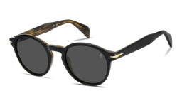 Shop DAVID BECKHAM Talisman Panthos Sunglasses in Black online.