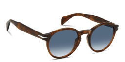Shop DAVID BECKHAM Talisman Panthos Sunglasses in Brown Havana online.