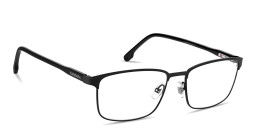 Shop Carrera Logo Signature Rectangle Eyeglasses in Black online.