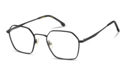Carrera Engraved Logo Irregular Eyeglasses in Black – Product Photo 2
