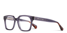 Shop ALL SAINTS Kendal Unisex Square Eyeglasses in Blue online.