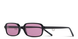 TRICE Kaia Square Sunglasses in Black – Product Photo 3