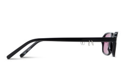 Shop TRICE Kaia Square Sunglasses in Black online.