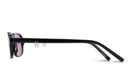 TRICE Kaia Square Sunglasses in Black – Product Photo 5