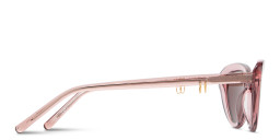 Shop TRICE Delilah Cat-Eye Sunglasses in Transparent Nude online.