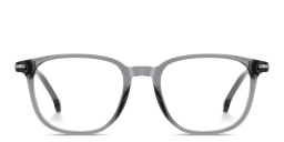 Carrera Logo Signature Rectangle Eyeglasses in Grey – Product Photo 1