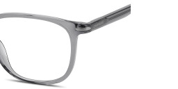 Carrera Logo Signature Rectangle Eyeglasses in Grey – Product Photo 4