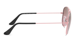 Ray-Ban Junior Kids Aviator Sunglasses in Pink – Product Photo 3