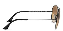 Ray-Ban Unisex Pilot Sunglasses in Gunmetal – Product Photo 4