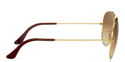 Ray-Ban Pilot Gradient Sunglasses in Gold – Product Photo 4