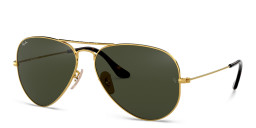 Ray-Ban Unisex Aviator Sunglasses in Metal in Polished Arista Gold – Product Photo 2