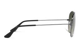 Shop Ray-Ban Unisex Pilot Sunglasses in Gunmetal online.