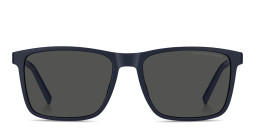 Tommy Hilfiger Logo Rectangle Sunglasses in Blue – Product Photo 1