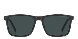 Tommy Hilfiger Logo Rectangle Sunglasses in Grey – Product Photo 1