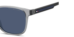 Tommy Hilfiger Logo Square Sunglasses in Grey – Product Photo 4
