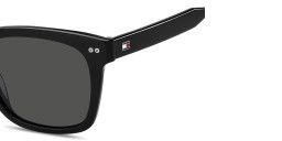 Tommy Hilfiger Logo Rectangle Sunglasses in Black – Product Photo 4