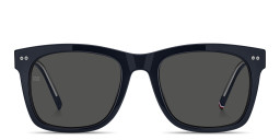 Tommy Hilfiger Logo Rectangle Sunglasses in Blue – Product Photo 1