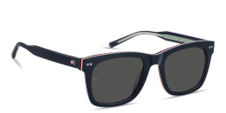 Tommy Hilfiger Logo Rectangle Sunglasses in Blue – Product Photo 3