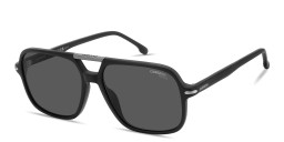 Carrera Logo Print Rectangle Sunglasses in Black – Product Photo 2