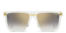 Shop Carrera Victory C Rectangle Sunglasses in Crystal/Gradient Grey online.