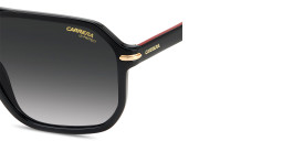 Shop Carrera Logo Lettering Rectangle Sunglasses in Black online.