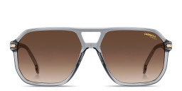 Shop Carrera Logo Lettering Rectangle Sunglasses in Grey online.