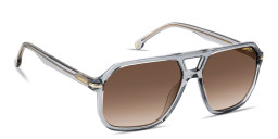 Shop Carrera Logo Lettering Rectangle Sunglasses in Grey online.