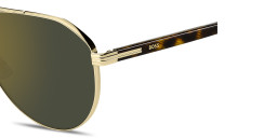 Hugo Boss Logo Signature Pilot Sunglasses in Gold – Product Photo 4