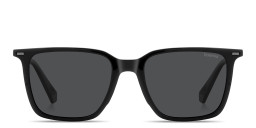 Polaroid Logo Signature Square Sunglasses in Black – Product Photo 1