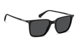 Polaroid Logo Signature Square Sunglasses in Black – Product Photo 3