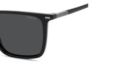 Polaroid Logo Signature Square Sunglasses in Black – Product Photo 4