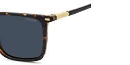 Polaroid Logo Signature Square Sunglasses in Havana – Product Photo 4