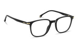 Shop Carrera Logo Signature Rectangle Eyeglasses in Black Ruthenium online.