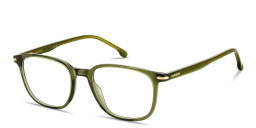 Shop Carrera Logo Signature Rectangle Eyeglasses in Military Green online.