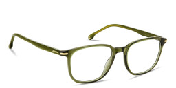 Shop Carrera Logo Signature Rectangle Eyeglasses in Military Green online.