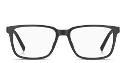 Tommy Hilfiger Logo Rectangle Eyeglasses in Black – Product Photo 1
