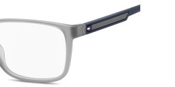 Tommy Hilfiger Logo Rectangle Eyeglasses in Grey – Product Photo 4