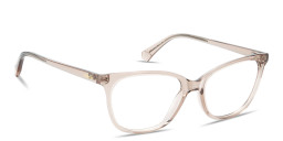 Polaroid Logo Lettering Rectangle Eyeglasses in Transparent Nude – Product Photo 3