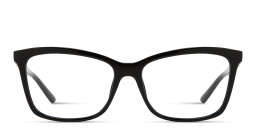 Shop Guess G Logo Clip-On Square Eyeglasses in Black online.