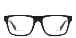 Shop Guess G Logo Clip-On Rectangle Eyeglasses in Black online.