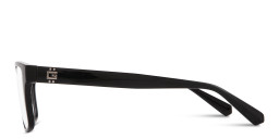 Shop Guess G Logo Clip-On Rectangle Eyeglasses in Black online.