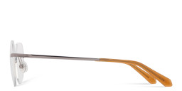 Shop Guess G Logo Rimless Panthos Eyeglasses in Gunmetal online.