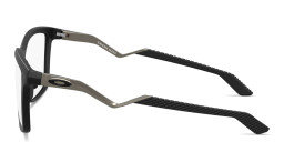 Shop Oakley Enigma Mass Unisex Square Eyeglasses in Black online.