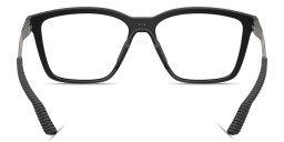 Shop Oakley Enigma Mass Unisex Square Eyeglasses in Black online.