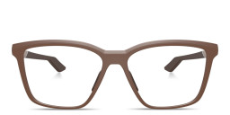 Shop Oakley Enigma Mass Unisex Square Eyeglasses in Mahogany online.