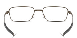 Shop Oakley Foil RQ Rectangle Eyeglasses in Pewter online.