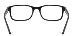 Shop Prada Linea Rossa Logo Signature Pillow Eyeglasses in Black online.