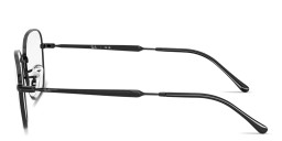 Shop Ray-Ban Optics Unisex Square Eyeglasses in Black online.