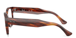 Shop Ray-Ban Laurene Optics Unisex Square Eyeglasses in Havana online.